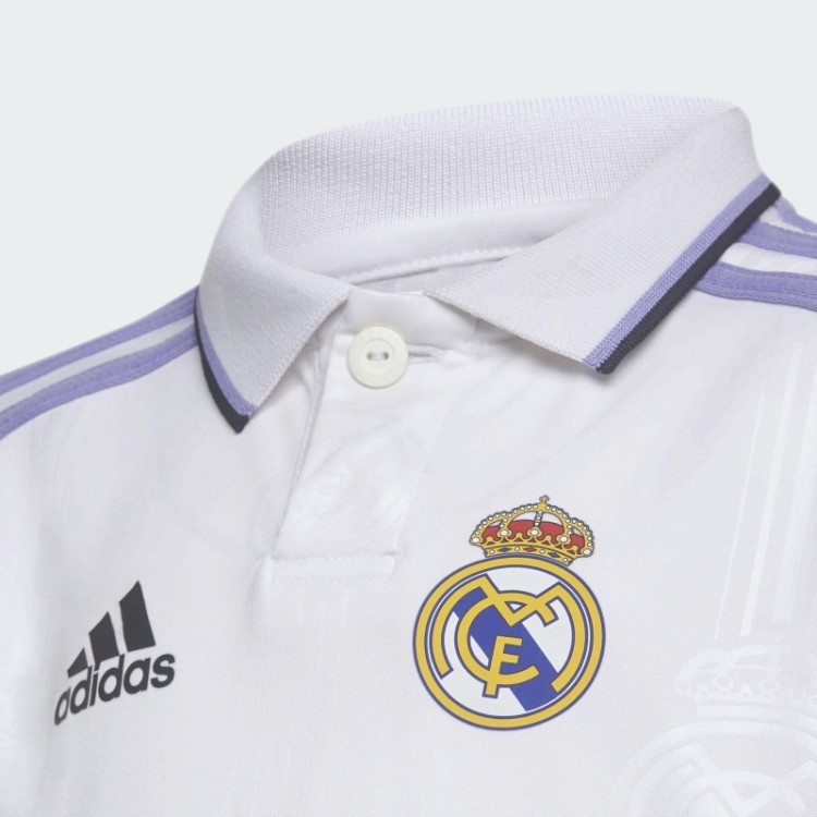 Real Madrid 22/23 Casa Mini Kit Adidas Branco
