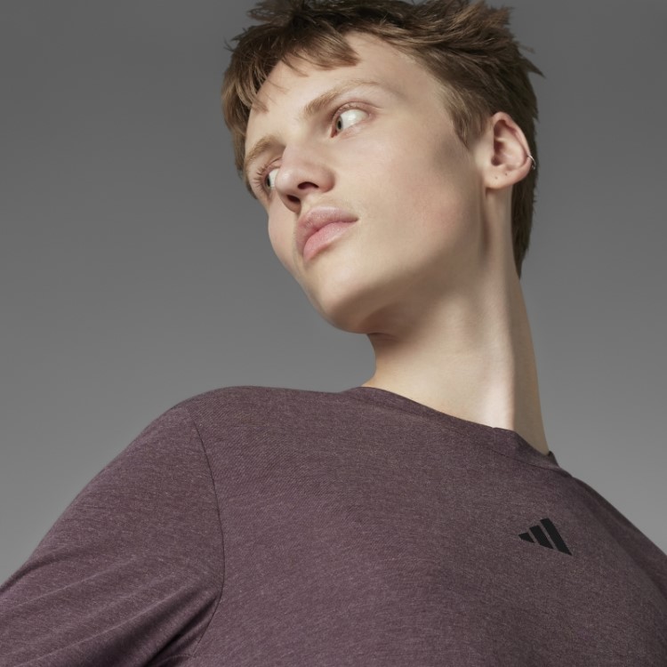 Camisa De Manga Comprida De Ioga De Equilíbrio Autêntico Adidas