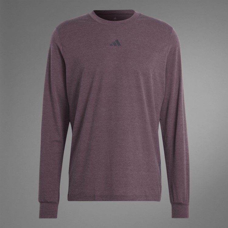 Camisa De Manga Comprida De Ioga De Equilíbrio Autêntico Adidas