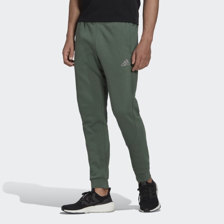 Hot Adidas Stadium Fleece Badge Of Sport Calça Algemada óxido Verde