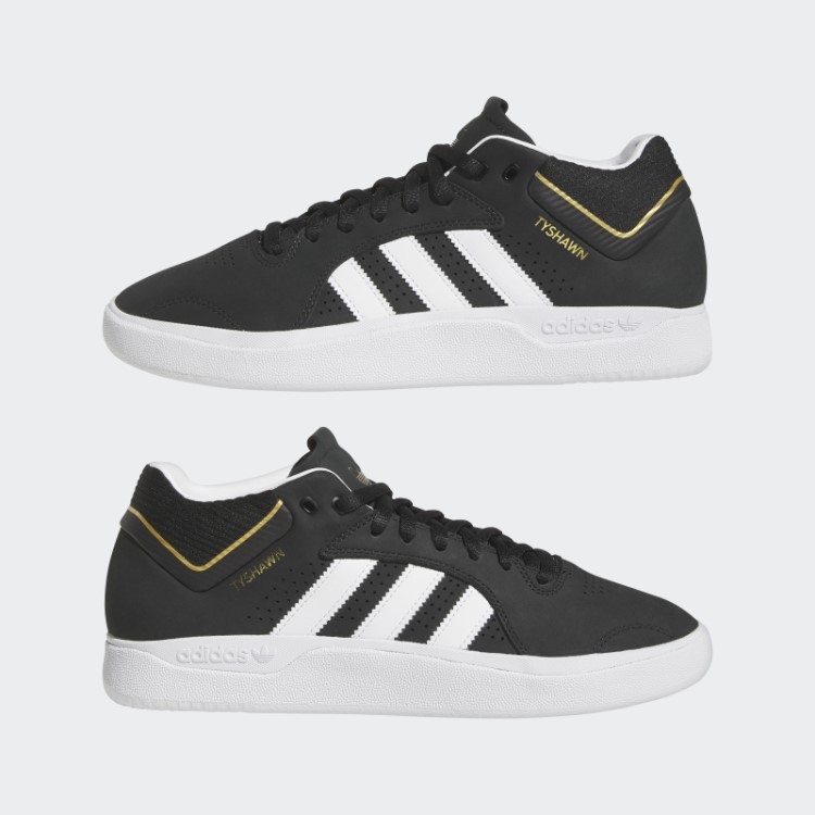Sapatos Adidas Tyshawn Dourados Metálicos