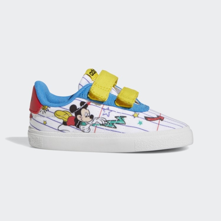 Tênis Branco Adidas X Disney Mickey Mouse Vulc Raid3r