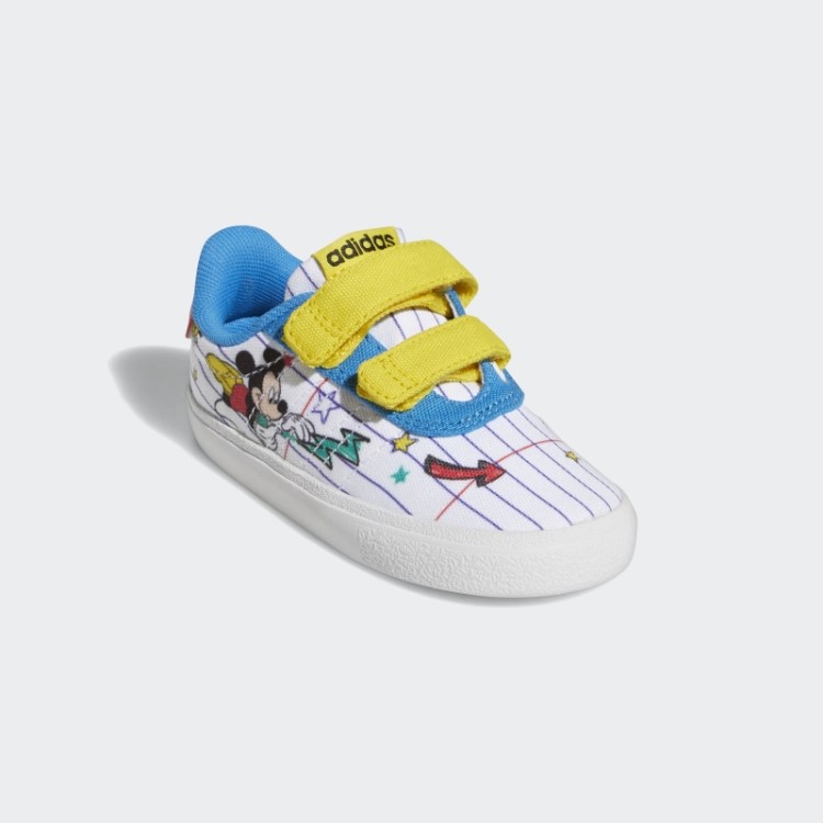 Tênis Branco Adidas X Disney Mickey Mouse Vulc Raid3r