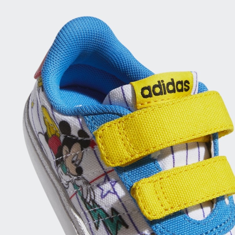 Tênis Branco Adidas X Disney Mickey Mouse Vulc Raid3r