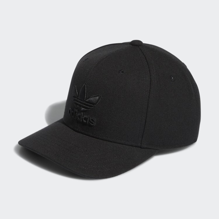 Chapéu Preto Adidas Moderno Pré-curvado