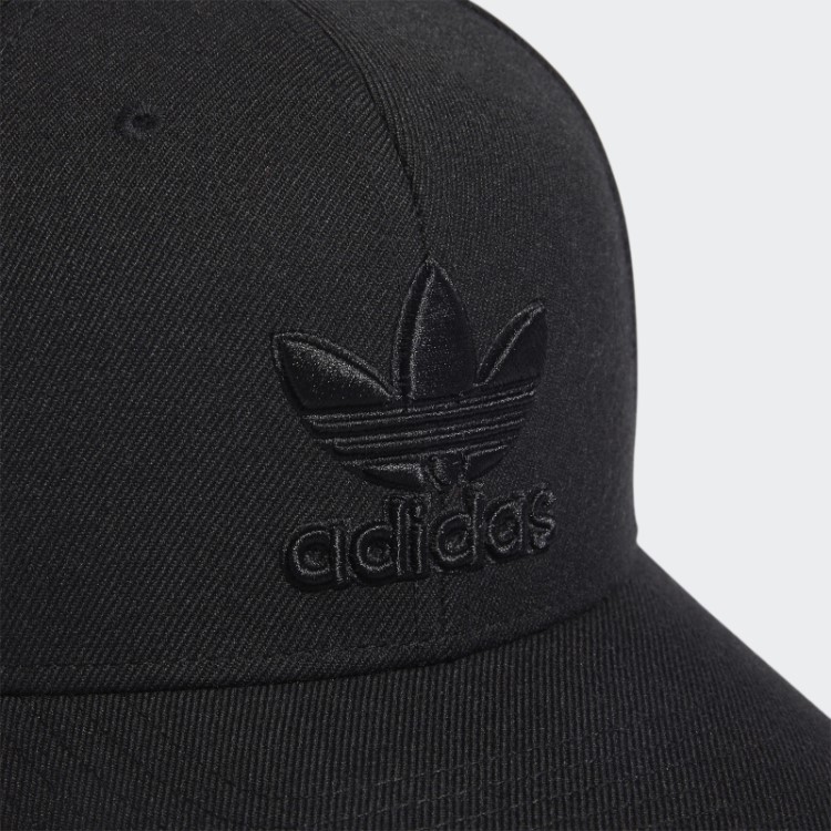 Chapéu Preto Adidas Moderno Pré-curvado