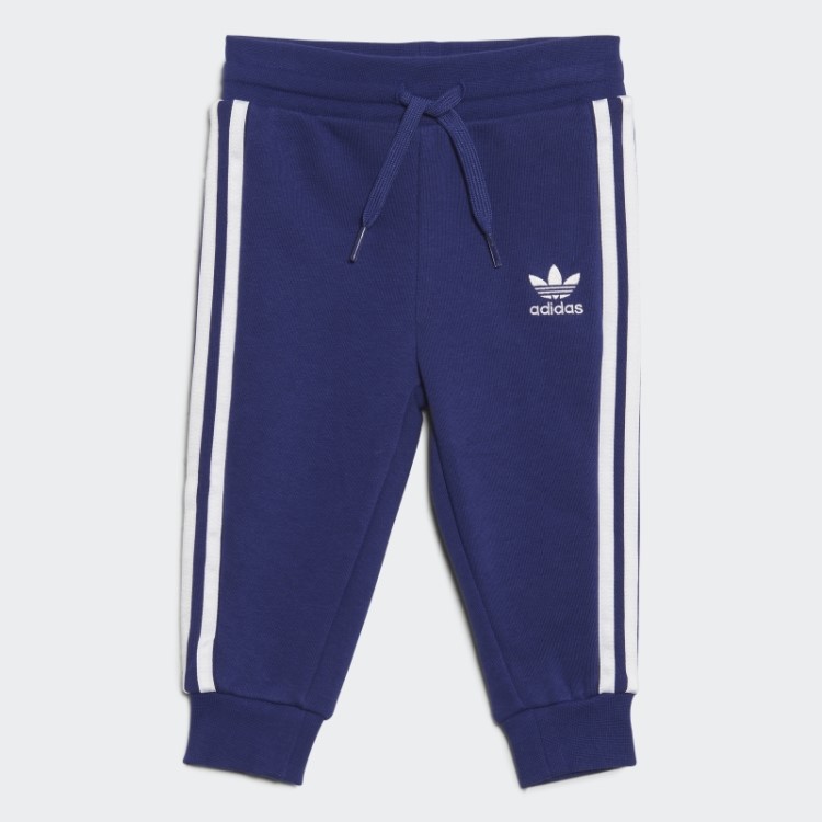 Conjunto De Moletom Branco Com Estampa De Flores E Zíper Da Adidas