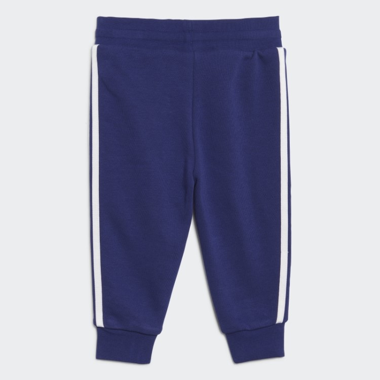 Conjunto De Moletom Branco Com Estampa De Flores E Zíper Da Adidas