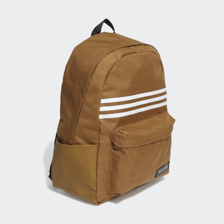 Mochila Clássica Bronze Com As 3 Listras Horizontais Adidas