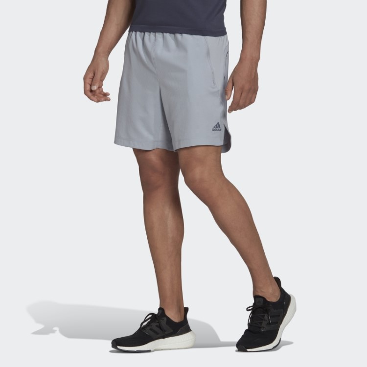 Bermuda De Treino Hiit Prateada Adidas