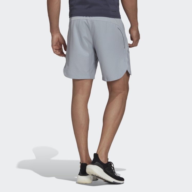 Bermuda De Treino Hiit Prateada Adidas