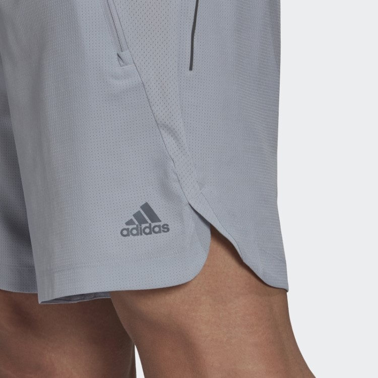 Bermuda De Treino Hiit Prateada Adidas