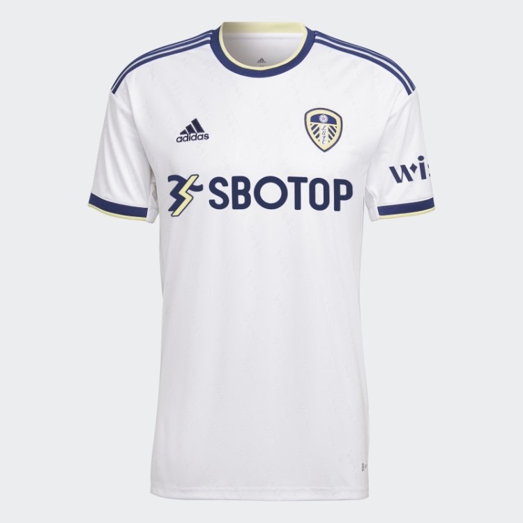Leeds United Fc 22/23 Home Jersey Adidas Branco