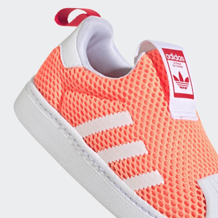 Tênis Superstar 360 Bege Laranja Adidas