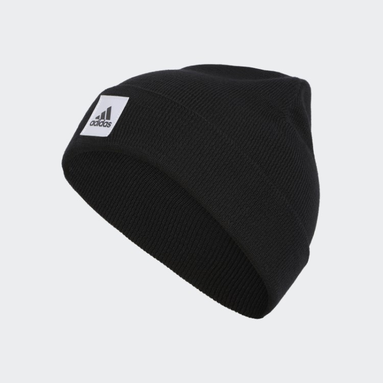 Gorro Preto Adidas Dobrado 1x1