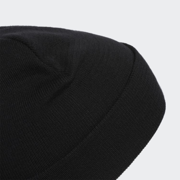 Gorro Preto Adidas Dobrado 1x1