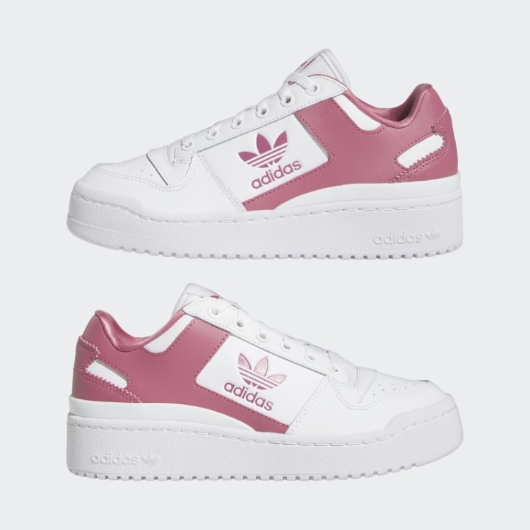 Tênis Rosa Adidas Forum Ousado