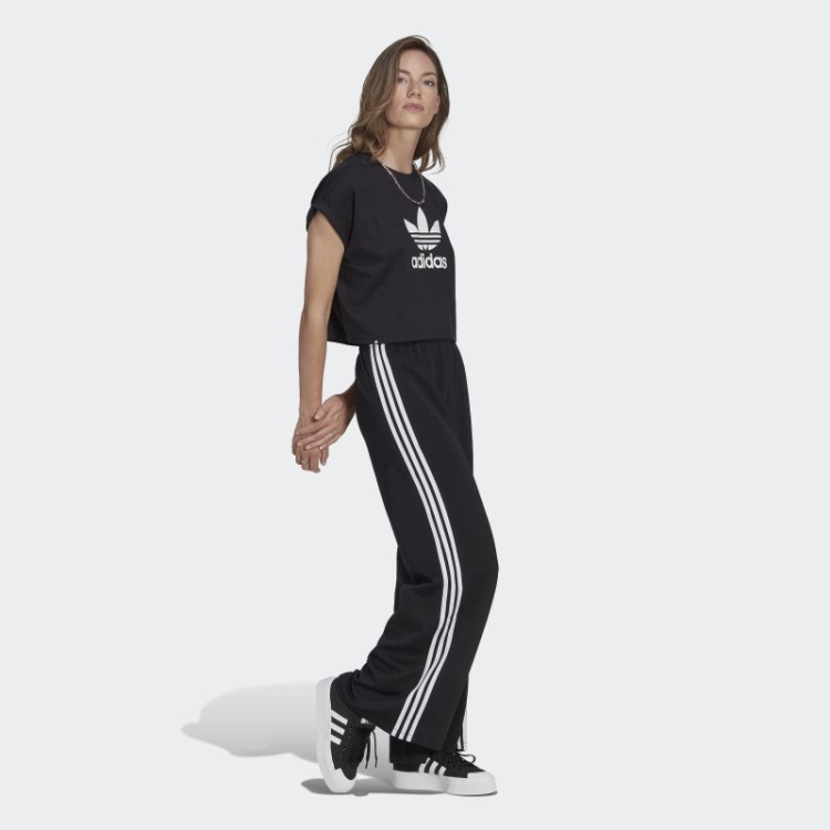 Camiseta Adicolor Classics Curta Trefoil Preta Adidas