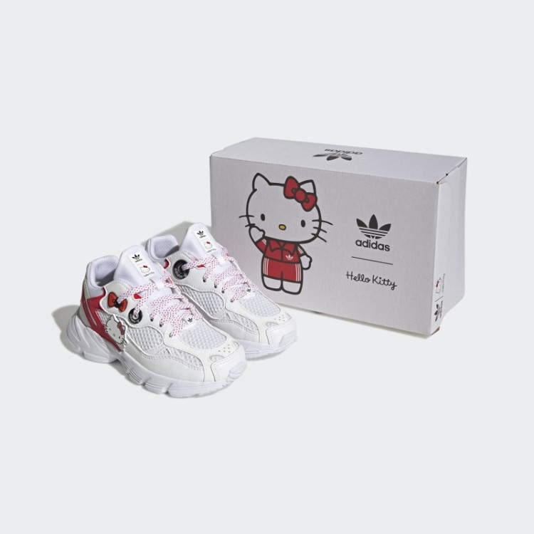 Elegantes Sapatos Pretos Adidas Hello Kitty Astir