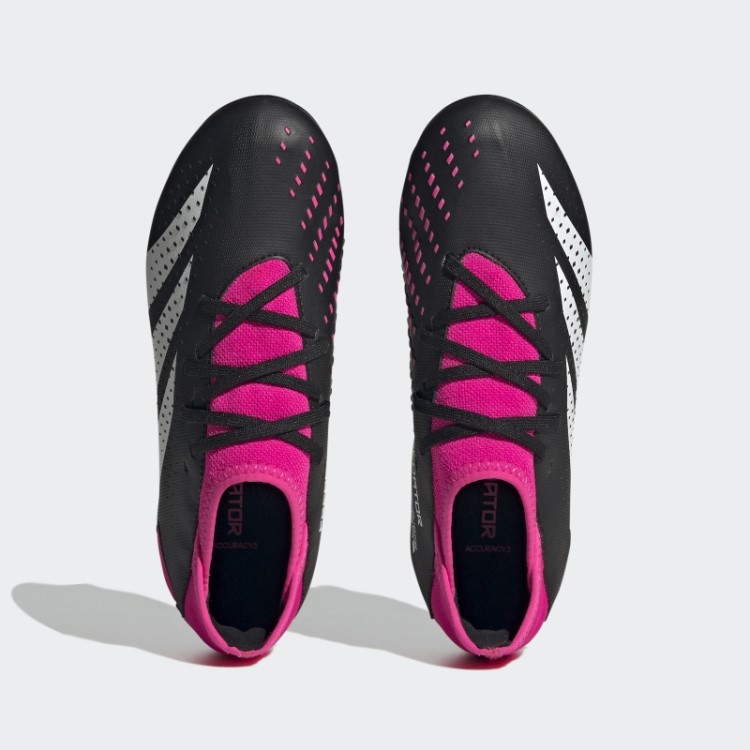 Elegante Rosa Adidas Predador Precisão.3 Botas De Chão Macio