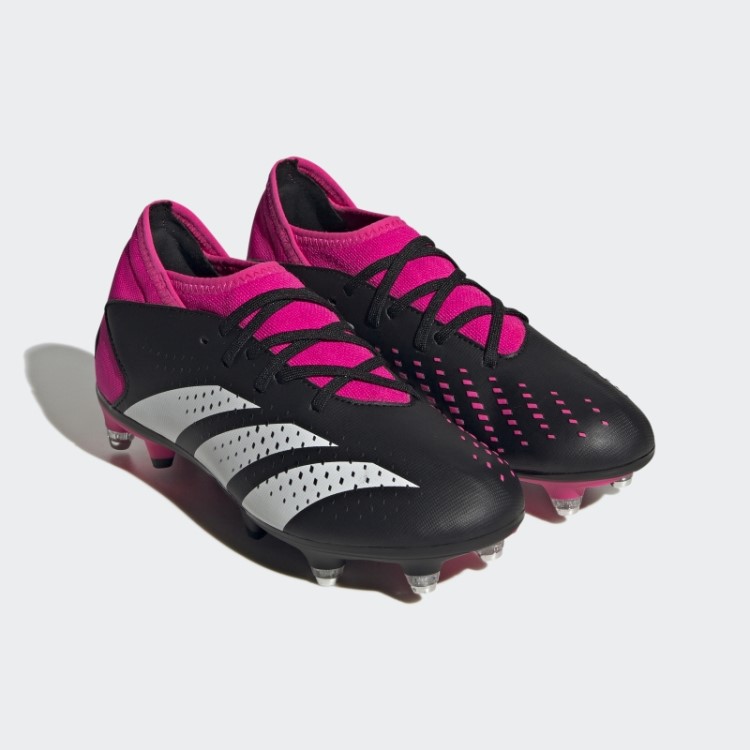 Elegante Rosa Adidas Predador Precisão.3 Botas De Chão Macio