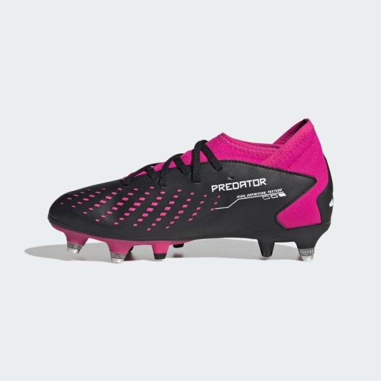 Elegante Rosa Adidas Predador Precisão.3 Botas De Chão Macio
