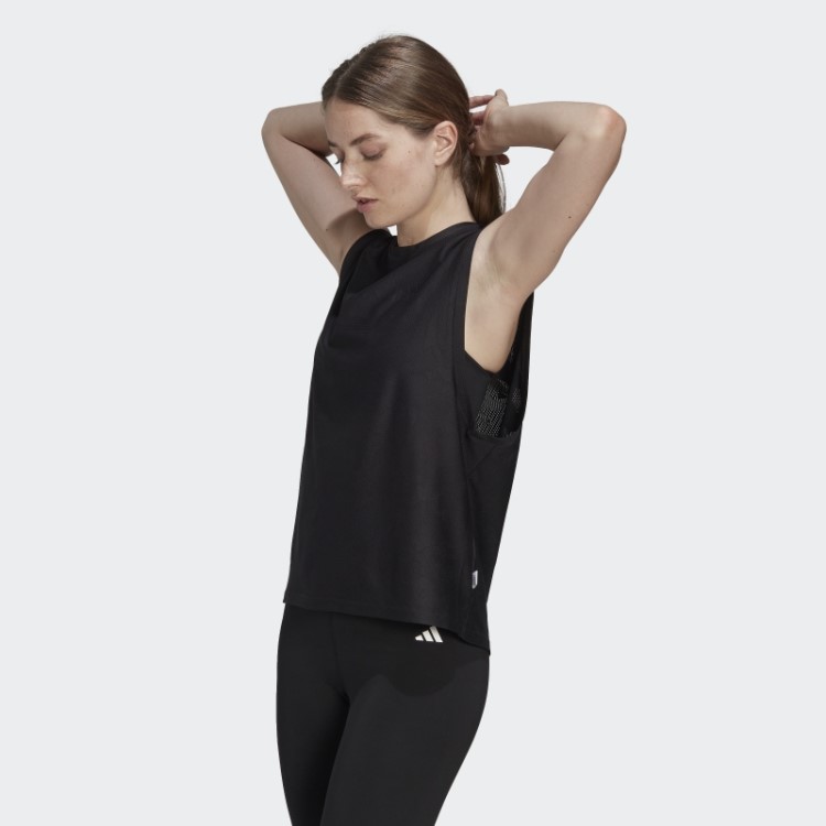 Feito Para Ser Refeito Regata De Corrida Preta Adidas