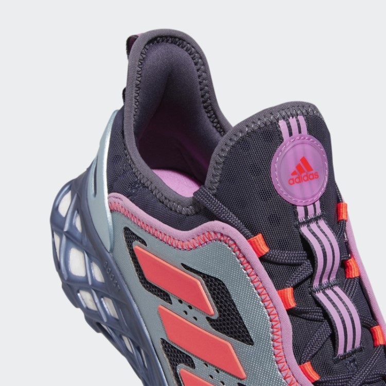 Adidas Grey Met Web Boost Tênis De Estilo De Vida Esportivo Para Corrida