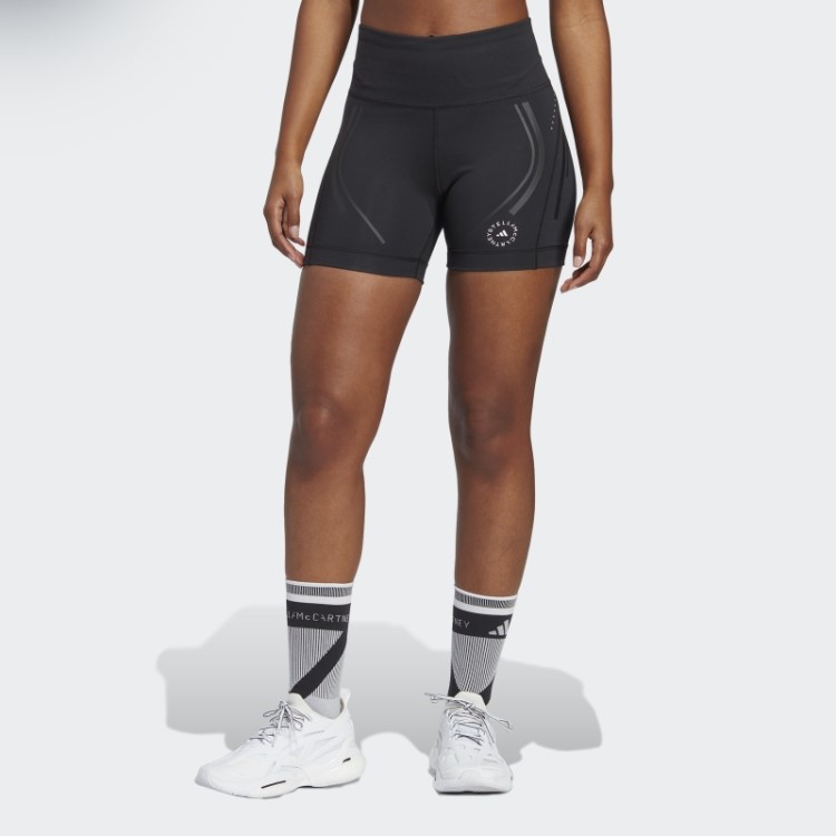 Calção De Corrida Adidas By Stella Mccartney Preto Truepace