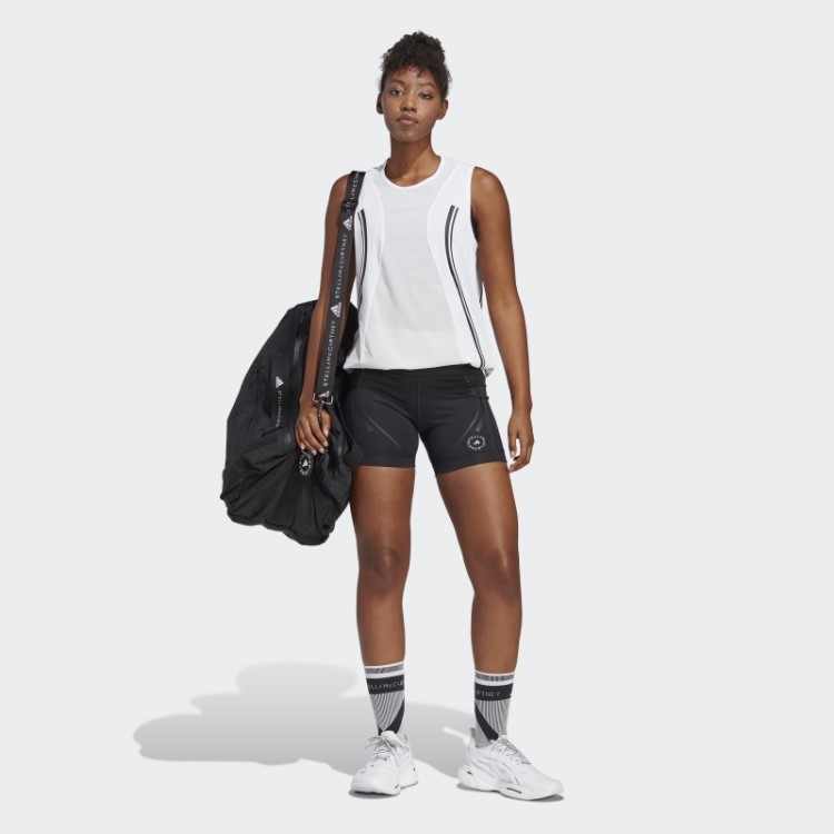 Calção De Corrida Adidas By Stella Mccartney Preto Truepace