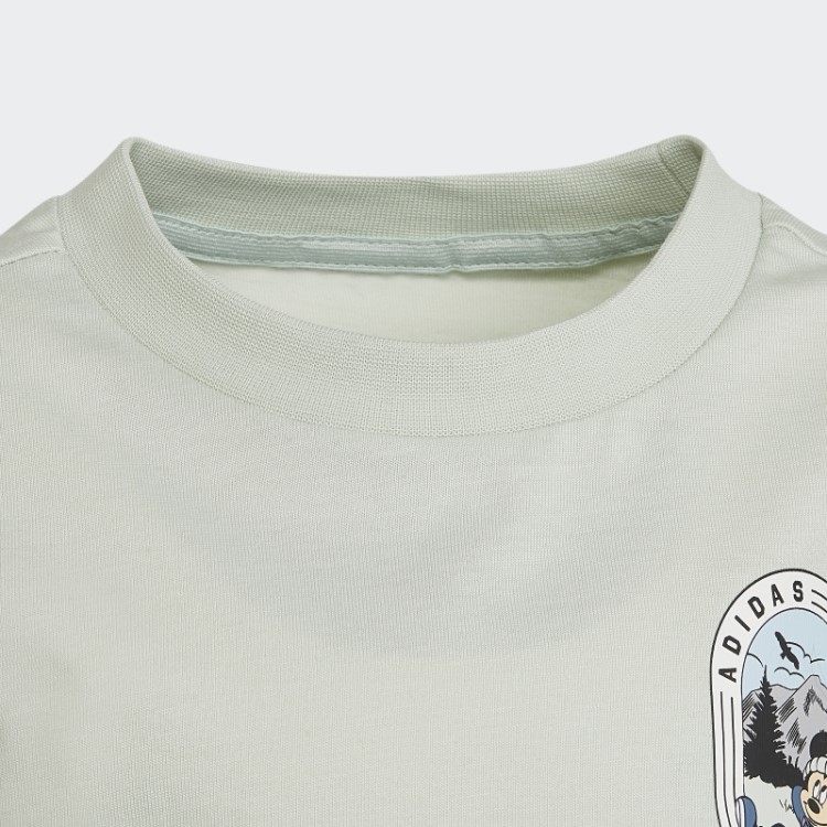 Moda Adidas Disney Mickey E Amigos Camiseta Verde