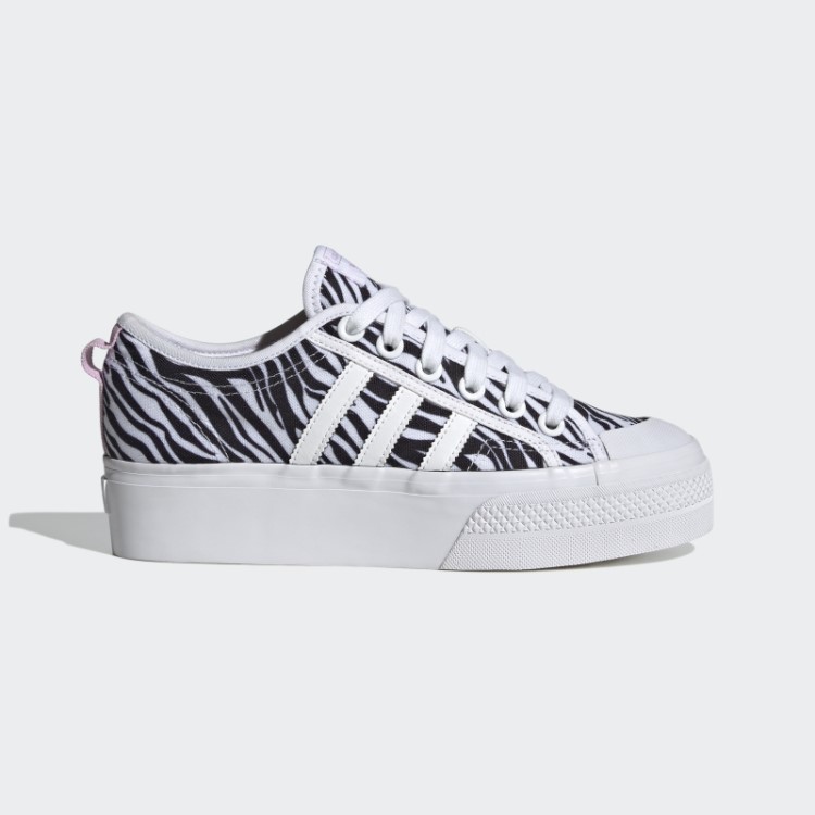 Sapato Plataforma Preto Adidas Nizza