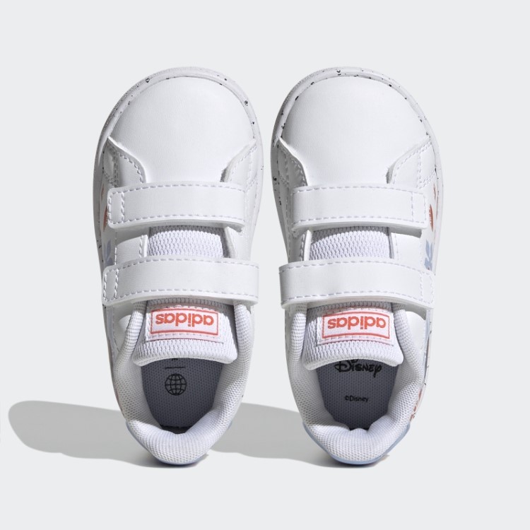 Adidas X Disney Advantage Moana Sapatos De Velcro Fashion Branco
