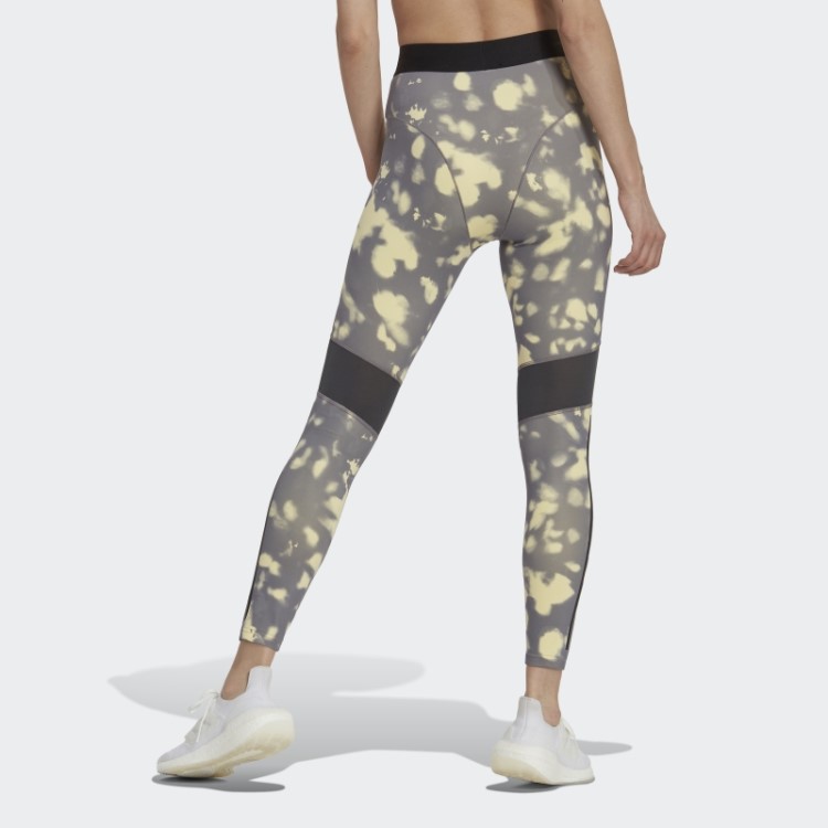 Legging Amarela Com Estampa Hyperglam 7/8 Adidas