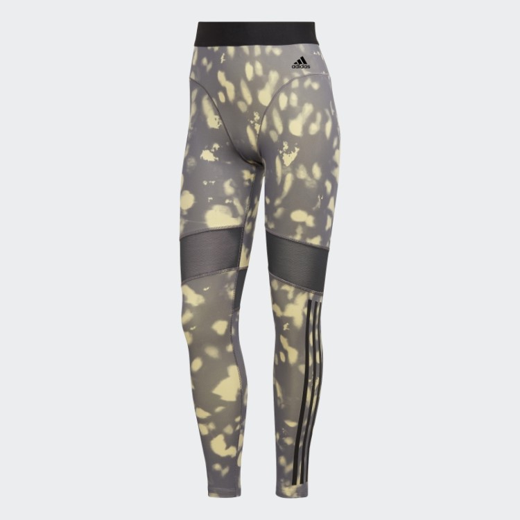 Legging Amarela Com Estampa Hyperglam 7/8 Adidas
