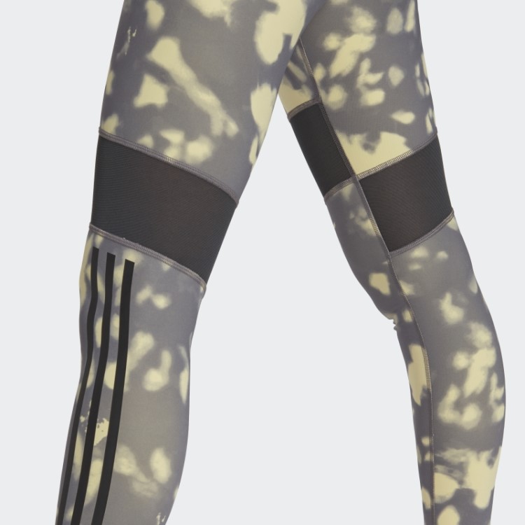 Legging Amarela Com Estampa Hyperglam 7/8 Adidas