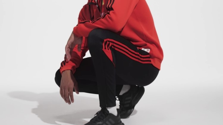 Cuecas De Fato De Treino Adidas X Lego Tiro Pretas Quentes