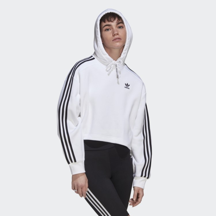 Adidas Adicolor Classics Crop Hoodie Branco