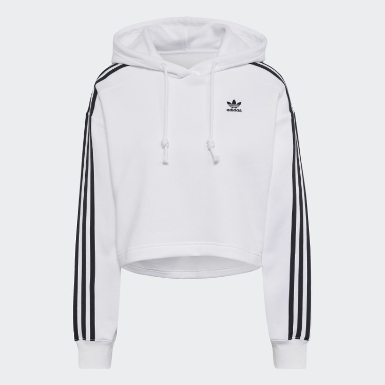 Adidas Adicolor Classics Crop Hoodie Branco