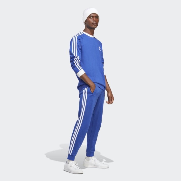 Calça Adidas Adicolor Classics Azul Com As Três Listras