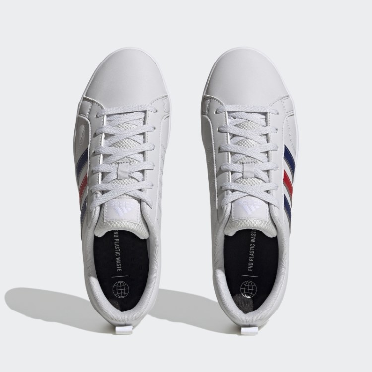Adidas Vs Pace 2.0 Com As 3 Listras Nobuck Sintético Da Marca Cinza Traço