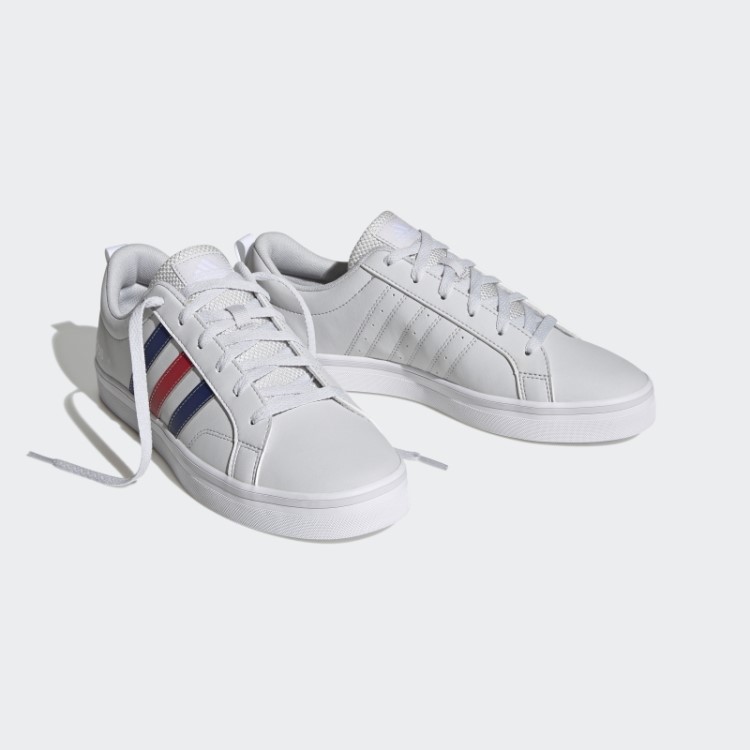 Adidas Vs Pace 2.0 Com As 3 Listras Nobuck Sintético Da Marca Cinza Traço