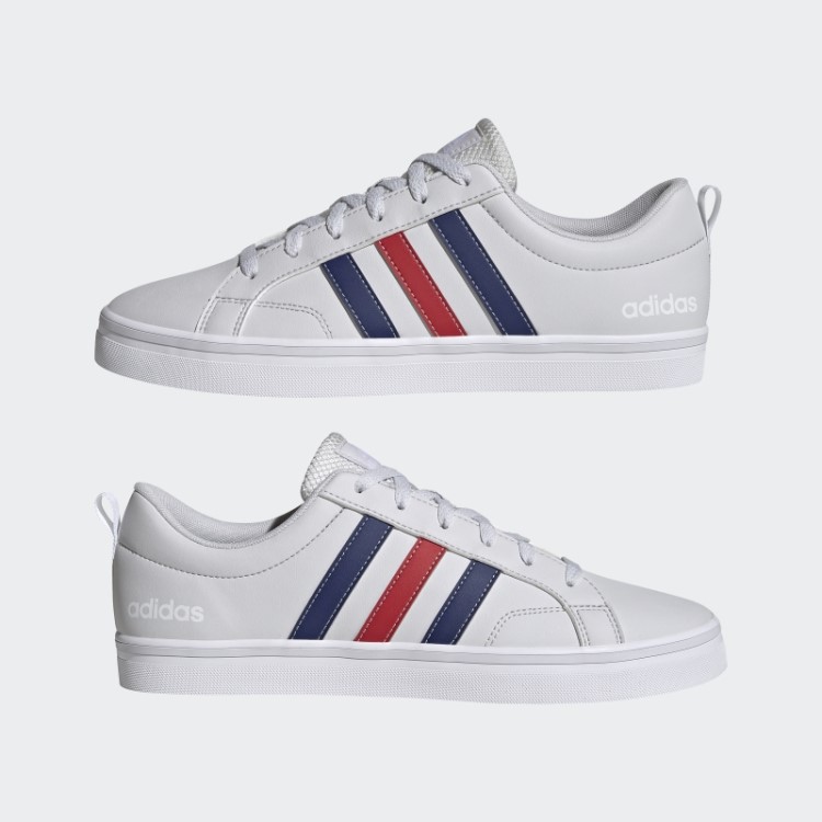 Adidas Vs Pace 2.0 Com As 3 Listras Nobuck Sintético Da Marca Cinza Traço