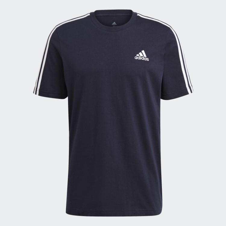 Camiseta Com As Três Listras Ink Adidas Essentials
