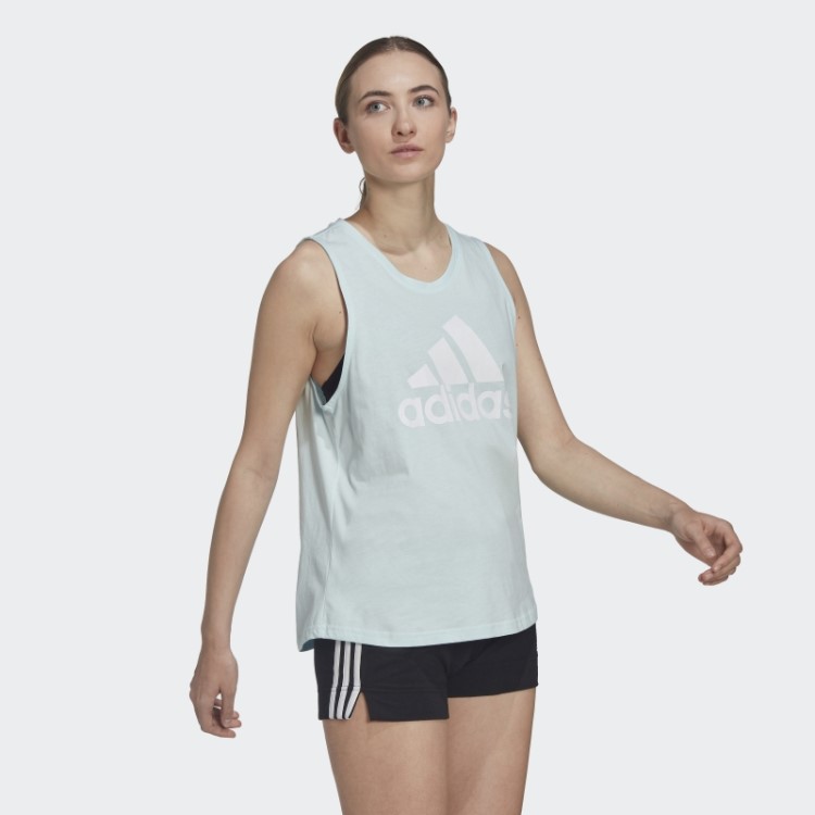 Essentials Regata Com Logo Grande Azul Adidas