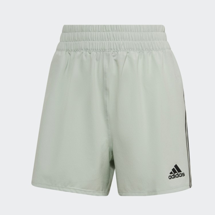 Calção Com As Três Listras Trainicons Verde Adidas