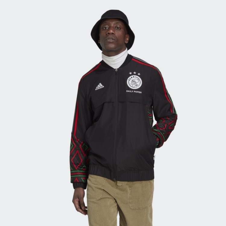 Top Preto Adidas Ajax Amsterdam X Daily Paper Condivo 22 Hino