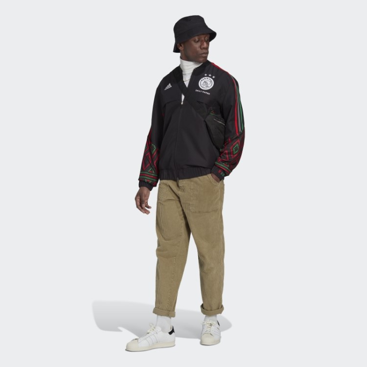 Top Preto Adidas Ajax Amsterdam X Daily Paper Condivo 22 Hino