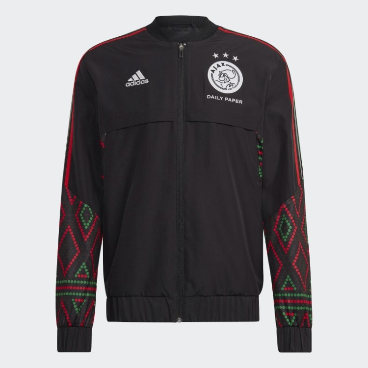 Top Preto Adidas Ajax Amsterdam X Daily Paper Condivo 22 Hino