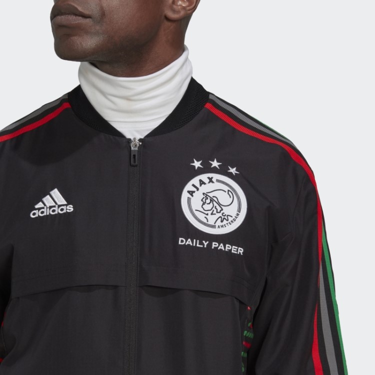 Top Preto Adidas Ajax Amsterdam X Daily Paper Condivo 22 Hino
